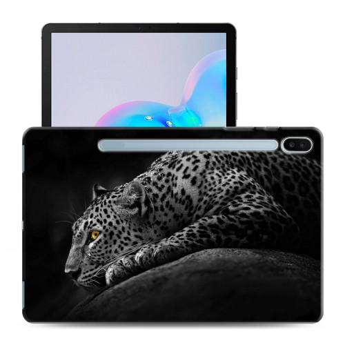 Дизайнерский силиконовый чехол для Samsung Galaxy Tab S6 Леопард