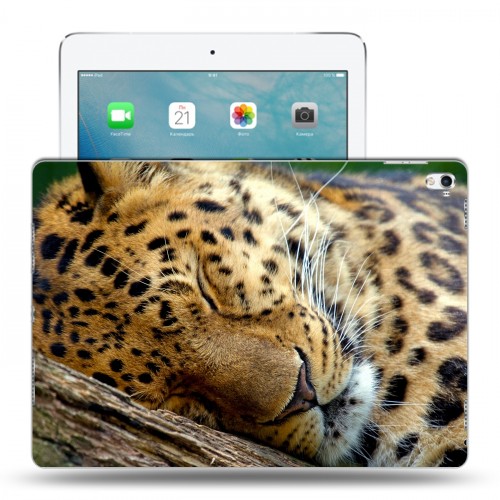 Дизайнерский пластиковый чехол для Ipad Pro 9.7 Леопард