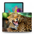 Дизайнерский силиконовый чехол для Samsung Galaxy Tab S5e Леопард