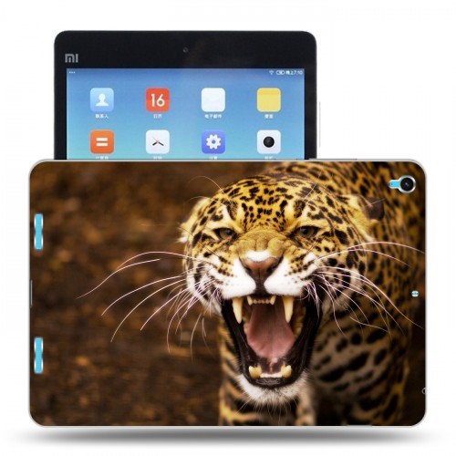 Дизайнерский силиконовый чехол для Xiaomi MiPad Леопард