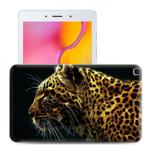 Дизайнерский силиконовый чехол для Samsung Galaxy Tab A 8.0 (2019) Леопард