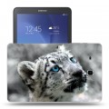 Дизайнерский силиконовый чехол для Samsung Galaxy Tab E 9.6 Леопард