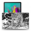 Дизайнерский силиконовый чехол для Samsung Galaxy Tab A 10.1 (2019) Леопард