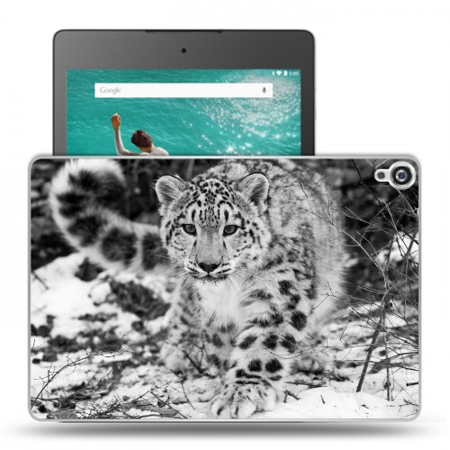 Дизайнерский пластиковый чехол для Google Nexus 9 Леопард