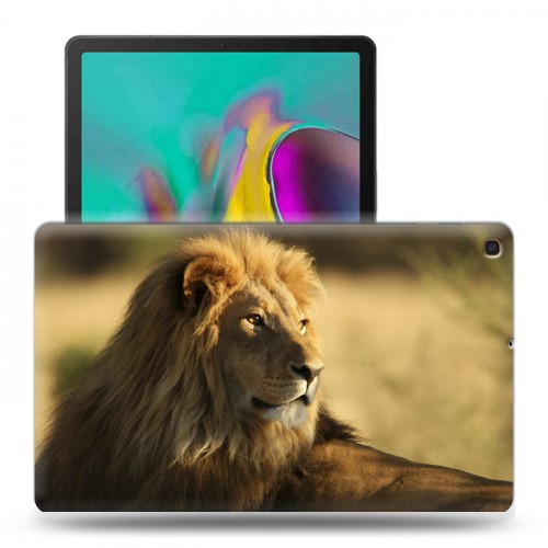 Дизайнерский силиконовый чехол для Samsung Galaxy Tab A 10.1 (2019) Львы