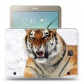Дизайнерский силиконовый чехол для Samsung Galaxy Tab S2 8.0 Тигры