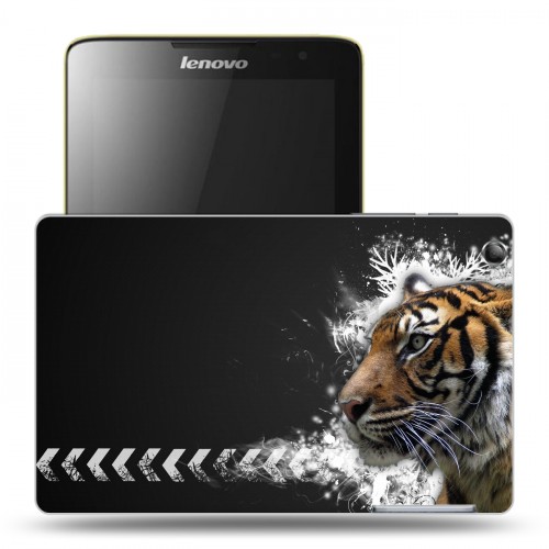 Дизайнерский силиконовый чехол для Lenovo IdeaTab A5500 Тигры