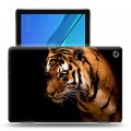 Дизайнерский силиконовый чехол для Huawei MediaPad M5 Lite Тигры