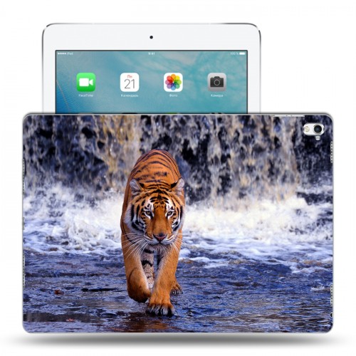 Дизайнерский силиконовый чехол для Ipad Pro 9.7 Тигры
