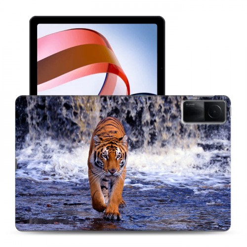 Дизайнерский силиконовый чехол для Xiaomi RedMi Pad Тигры
