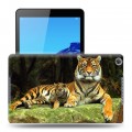 Дизайнерский силиконовый чехол для Huawei MediaPad M5 lite 8 Тигры