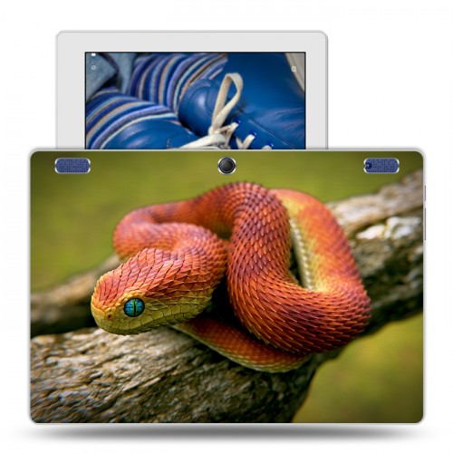 Дизайнерский силиконовый чехол для Lenovo Tab 2 A10-30 Змеи