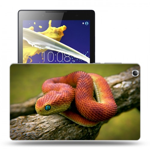 Дизайнерский силиконовый чехол для Lenovo Tab 2 A8 Змеи