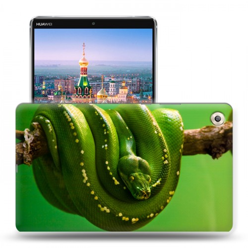 Дизайнерский пластиковый чехол для Huawei MediaPad M5 8.4 Змеи