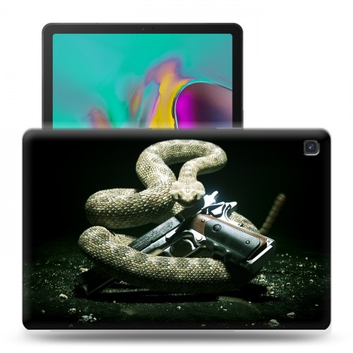 Дизайнерский силиконовый чехол для Samsung Galaxy Tab S5e Змеи