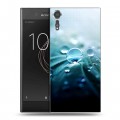 Дизайнерский пластиковый чехол для Sony Xperia XZs Абстракции Капли