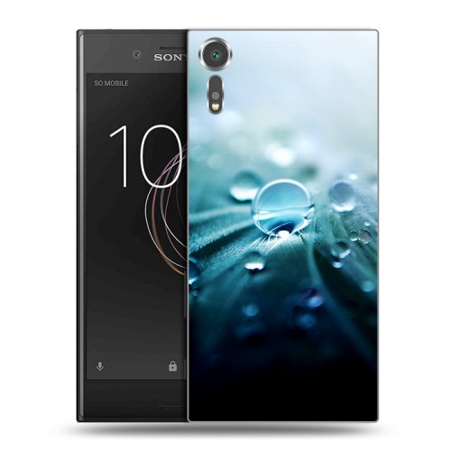 Дизайнерский пластиковый чехол для Sony Xperia XZs Абстракции Капли