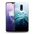 Дизайнерский пластиковый чехол для OnePlus 7 Абстракции Капли