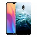 Дизайнерский силиконовый с усиленными углами чехол для Xiaomi RedMi 8A Абстракции Капли