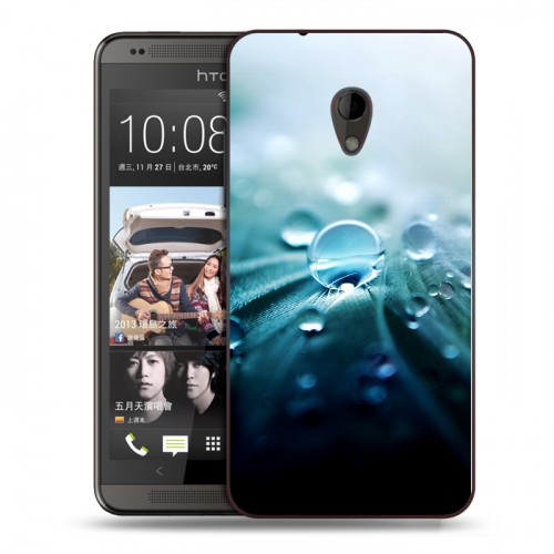 Дизайнерский пластиковый чехол для HTC Desire 700 Абстракции Капли