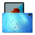 Дизайнерский силиконовый с усиленными углами чехол для Samsung Galaxy Tab S7 Абстракции Капли