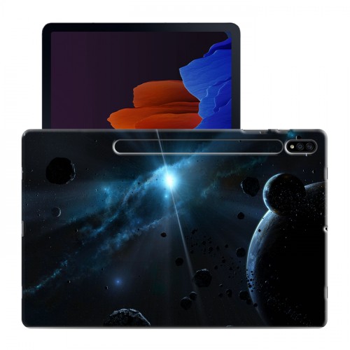 Дизайнерский силиконовый чехол для Samsung Galaxy Tab S7 Plus Квазар
