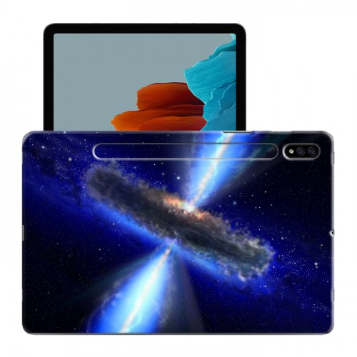 Дизайнерский силиконовый чехол для Samsung Galaxy Tab S7 Квазар