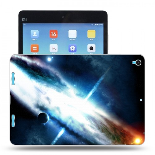 Дизайнерский силиконовый чехол для Xiaomi MiPad Квазар