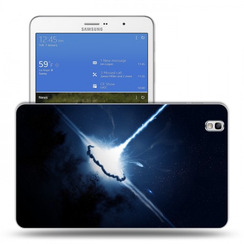 Дизайнерский силиконовый чехол для Samsung Galaxy Tab Pro 8.4 Квазар