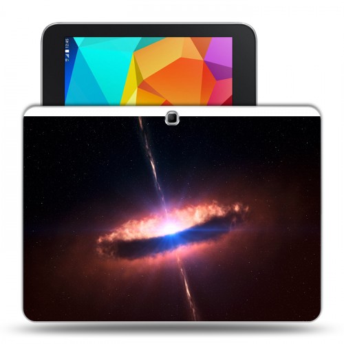 Дизайнерский силиконовый чехол для Samsung Galaxy Tab 4 10.1 Квазар
