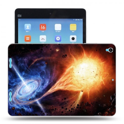 Дизайнерский силиконовый чехол для Xiaomi MiPad Квазар