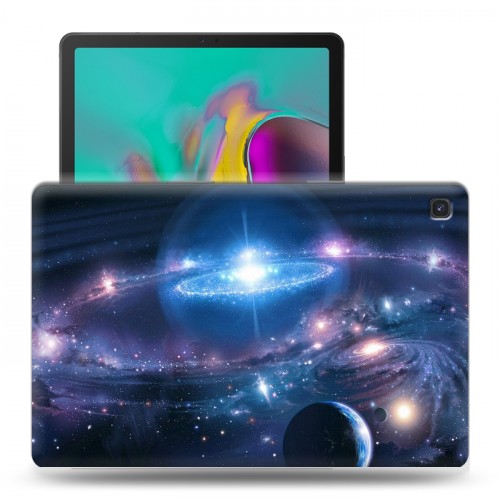 Дизайнерский силиконовый чехол для Samsung Galaxy Tab S5e Квазар
