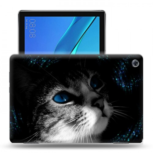 Дизайнерский силиконовый чехол для Huawei MediaPad M5 Lite Кошки