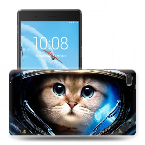 Дизайнерский силиконовый чехол для Lenovo Tab 4 7 Кошки