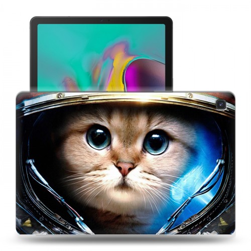 Дизайнерский пластиковый чехол для Samsung Galaxy Tab S5e Кошки