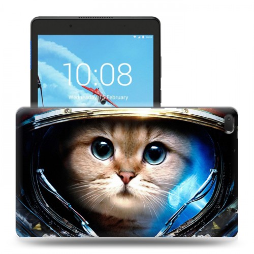 Дизайнерский силиконовый чехол для Lenovo Tab E8 Кошки