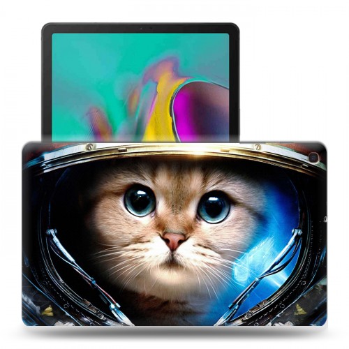 Дизайнерский пластиковый чехол для Samsung Galaxy Tab A 10.1 (2019) Кошки