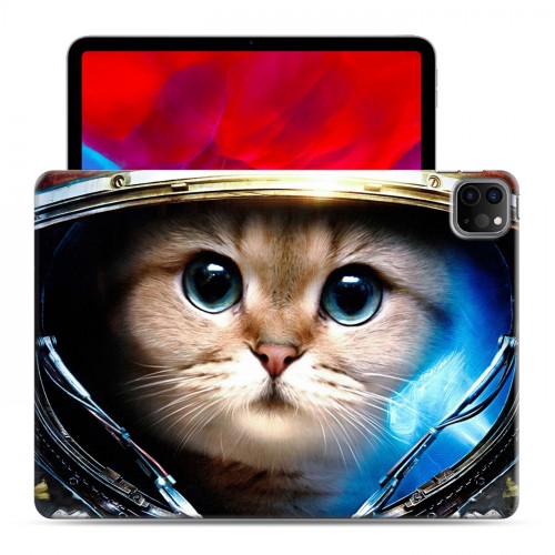 Дизайнерский силиконовый с усиленными углами чехол для Ipad Pro 11 (2020) Кошки