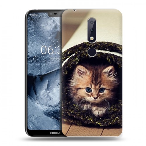 Дизайнерский силиконовый чехол для Nokia 6.1 Plus Кошки