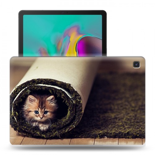 Дизайнерский силиконовый чехол для Samsung Galaxy Tab S5e Кошки