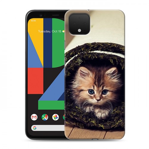 Дизайнерский пластиковый чехол для Google Pixel 4 XL Кошки