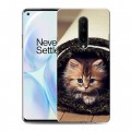 Дизайнерский силиконовый чехол для OnePlus 8 Кошки