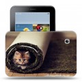 Дизайнерский силиконовый чехол для Samsung Galaxy Tab 2 7.0 Кошки