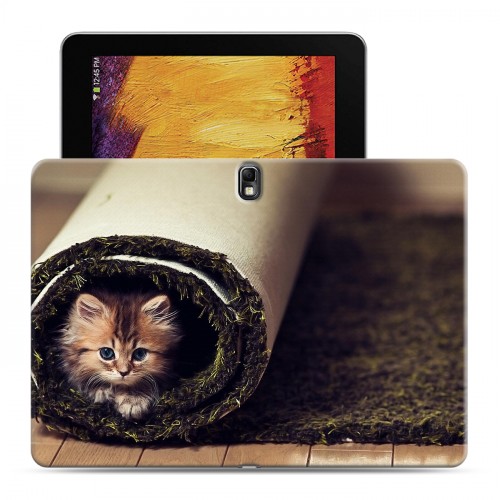 Дизайнерский силиконовый чехол для Samsung Galaxy Note 10.1 2014 editon Кошки