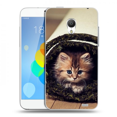 Дизайнерский силиконовый чехол для  Meizu MX3 Кошки