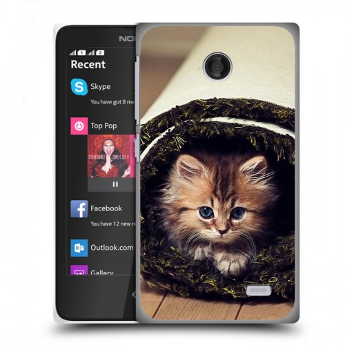 Дизайнерский пластиковый чехол для Nokia X Кошки