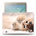 Дизайнерский силиконовый чехол для Samsung Galaxy Tab S2 8.0 Кошки