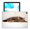 Дизайнерский силиконовый чехол для Realme Pad Кошки