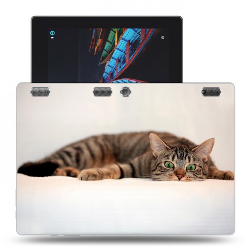 Дизайнерский силиконовый чехол для Lenovo Tab 2 A10 Кошки
