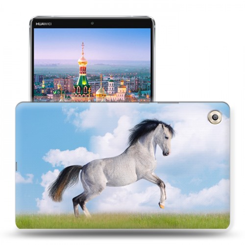 Дизайнерский пластиковый чехол для Huawei MediaPad M5 8.4 Лошади
